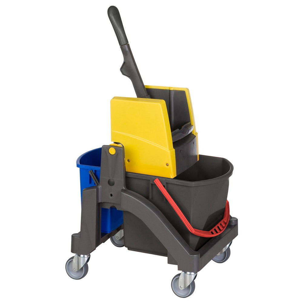 Reinigungswagen mit Presse