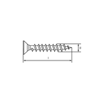 Dielenschrauben TX10 VZ 3,5 x 60